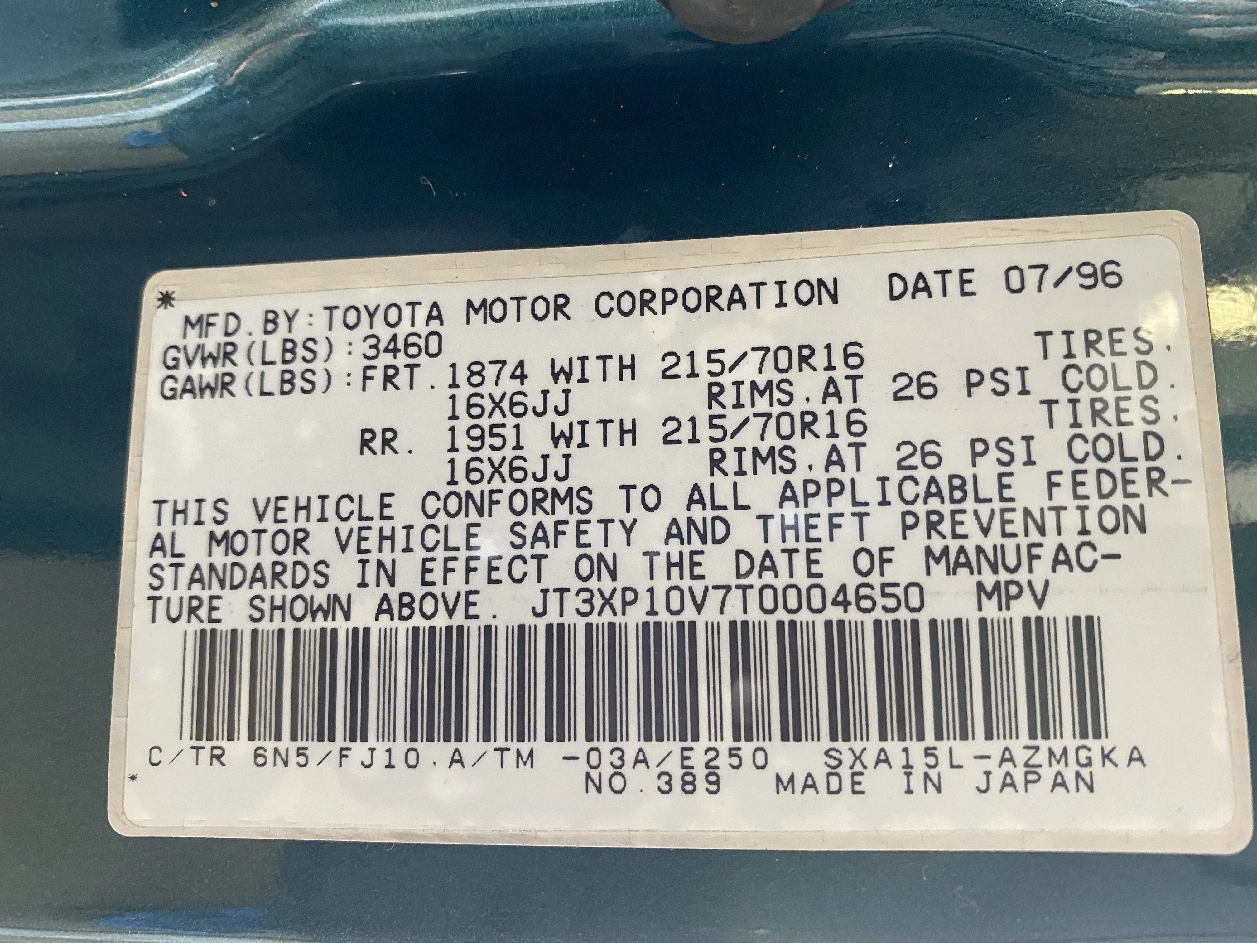 SOLD - 1996 Toyota RAV4 2-Door Manual - Image 25
