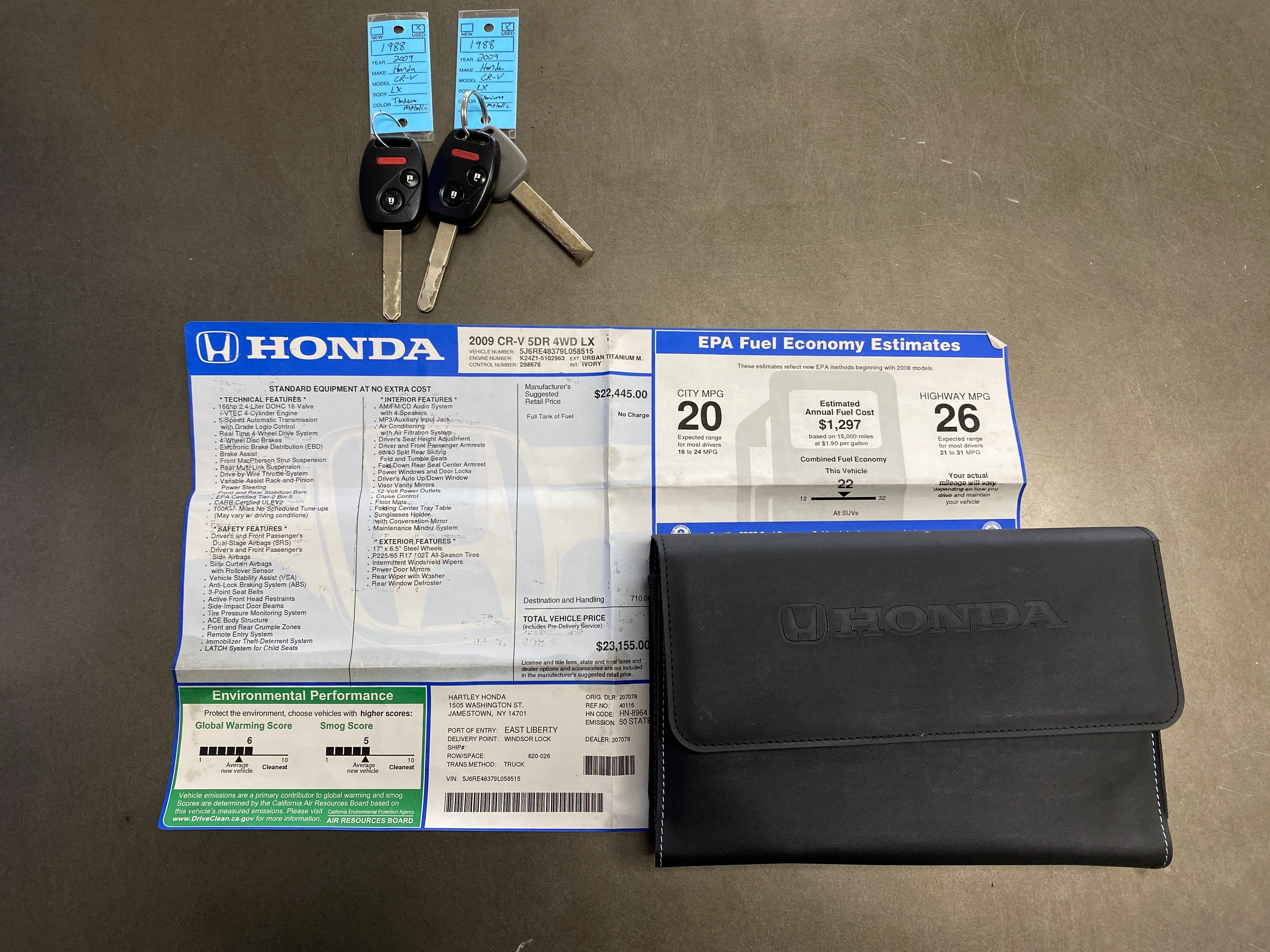 2009 Honda CR-V LX 4WD - Image 24